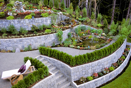 Landscaping retaining walls Pictures and Easy Design Ideas Pictures of landscape retaining wall designs ideas and photos